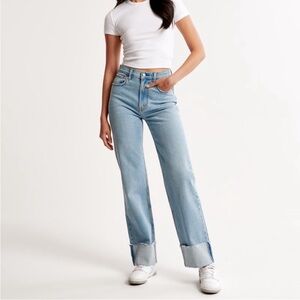 Abercrombie & Fitch Light Blue High Rise Jeans